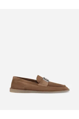 Dolce & Gabbana Mocassino In Suede - Uomo Driver E Mocassini 41