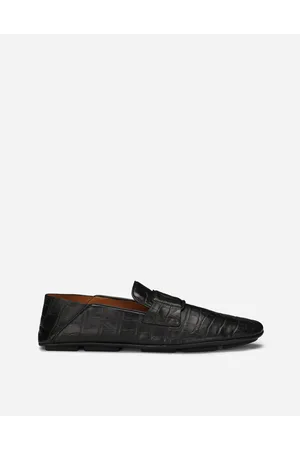 Dolce & Gabbana Driver In Pelle Di Vitello Stampa Cocco - Uomo Driver E Mocassini 42