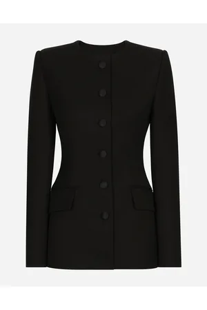Dolce & Gabbana Giacca Monopetto In Crêpe Di Lana - Donna Giacche E Blazer 36