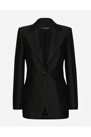Dolce & Gabbana Giacca Turlington Monopetto In Broccato Floreale - Donna Giacche E Blazer 40