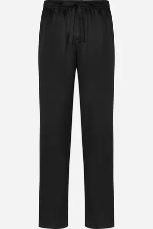Dolce & Gabbana Pantalone Pigiama In Seta - Uomo Pantaloni E Shorts Seta 46