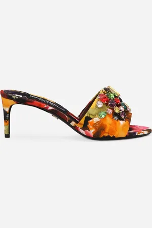 Dolce & Gabbana Mule In Broccato - Donna Slide E Mule 36