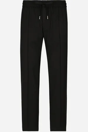 Dolce & Gabbana Pantalone Jogging In Lana Stretch - Uomo Pantaloni E Shorts 44