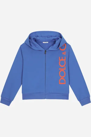 Dolce & Gabbana Felpa Zip Con Cappuccio In Jersey Logo - Uomo T-shirts E Felpe 5 Years