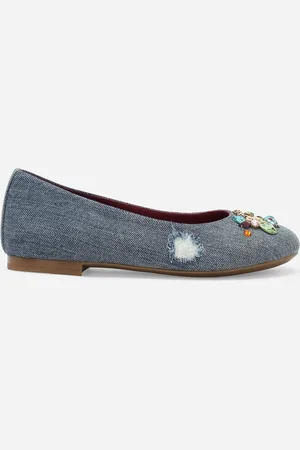 Dolce & Gabbana Ballerina In Denim Patchwork - Donna Scarpe (24-38) Multicolore 30