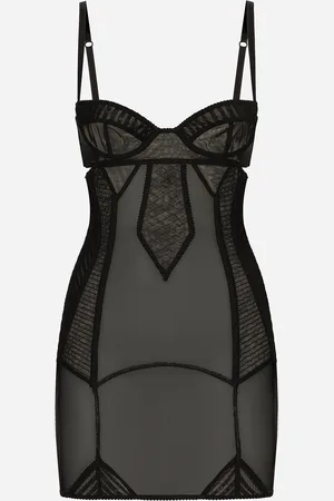 Dolce & Gabbana Miniabito In Tulle Con Dettagli Corsetteria - Donna Abiti 36