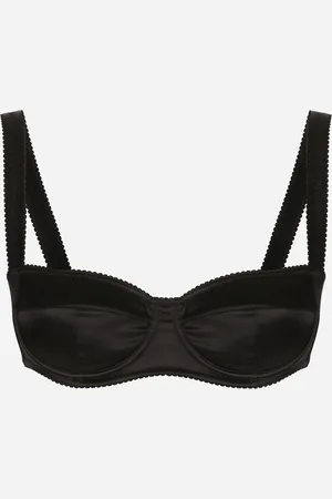 Dolce & Gabbana Reggiseno A Balconcino In Raso - Donna Intimo Seta 2b