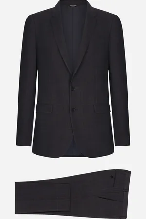 Dolce & Gabbana Abito Martini Monopetto Principe Di Galles - Uomo Abiti E Giacche Blu 48