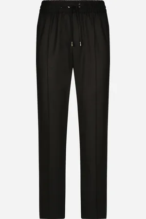 Dolce & Gabbana Pantalone Jogging In Flanella - Uomo Pantaloni E Shorts 46