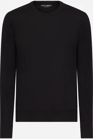 Dolce & Gabbana Pull Girocollo - Uomo Maglieria Blu Cashmere 44