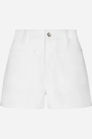 Dolce & Gabbana Shorts In Denim - Donna Denim Multicolore 36