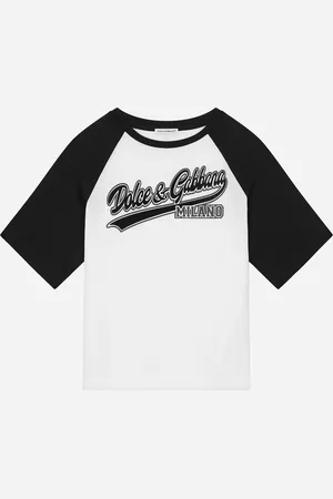 Dolce & Gabbana T-shirt In Jersey Con Logo - Uomo T-shirts E Felpe Multicolore 5 Years