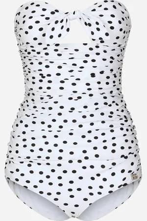 Dolce & Gabbana Costume Intero Strapless Pois - Donna Beachwear 2