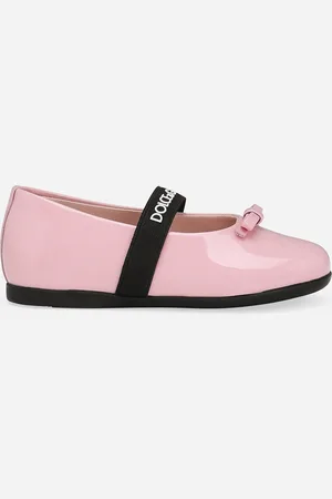 Dolce & Gabbana Ballerina In Vernice Con Fiocco - Donna Scarpe Primi Passi (19-26) Pelle 19