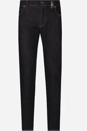 Dolce & Gabbana Jeans Slim In Denim Stretch - Uomo Denim Multicolore 44