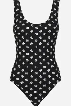 Dolce & Gabbana Costume Intero Olimpionico Logo Dg - Donna Beachwear 1