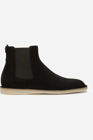 Dolce & Gabbana Stivaletto In Suede - Uomo Stivali 40