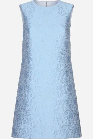 Dolce & Gabbana Abito Corto A Line In Jacquard Matelassé Floreale - Donna Abiti 36