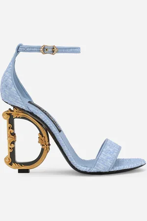 Dolce & Gabbana Sandalo Dg Barocco In Tessuto Bouclé - Donna Sandali E Zeppe 36