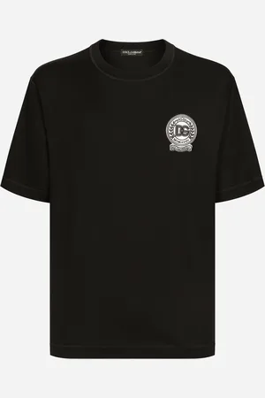 Dolce & Gabbana T-shirt In Cotone Con Ricamo Logo - Uomo T-shirts E Polo 44