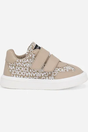 Dolce & Gabbana Sneaker Bassa In Canvas Con Stampa Logo - Uomo Scarpe Primi Passi (19-26) 20