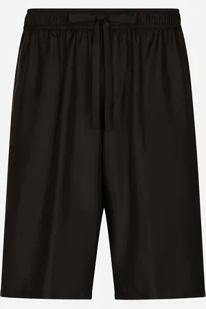 Dolce & Gabbana Bermuda Jogging In Seta E Ricamo - Uomo Pantaloni E Shorts 44