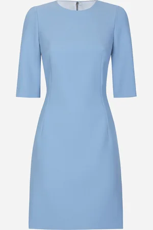 Dolce & Gabbana Abito Midi A Clessidra In Crêpe Di Lana - Donna Abiti 36