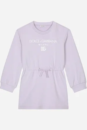 Dolce & Gabbana Abito In Jersey Con Logo - Donna Abiti 2 Years