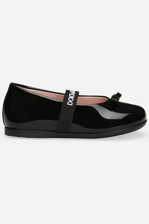Dolce & Gabbana Ballerina In Vernice Con Fiocco - Donna Scarpe Primi Passi (19-26) Pelle 19