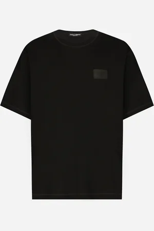 Dolce & Gabbana T-shirt In Cotone Con Placca Logata - Uomo T-shirts E Polo 44