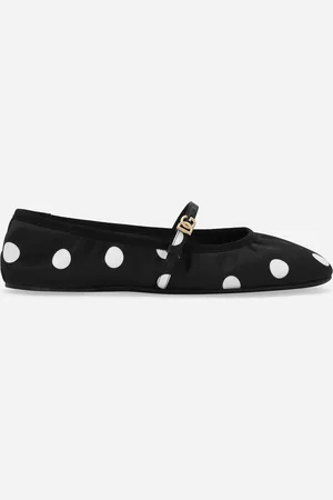 Dolce & Gabbana Ballerina In Raso Stampato - Donna Flat Shoes 36