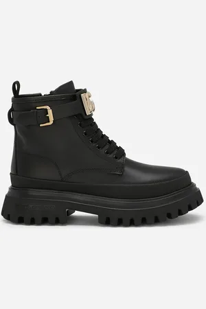 Dolce & Gabbana Stivaletto In Pelle Vitello Con Logo Dg - Donna Scarpe (24-38) 27