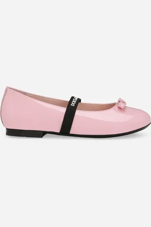 Dolce & Gabbana Ballerina In Vernice Con Fiocco - Donna Scarpe (24-38) Pelle 31