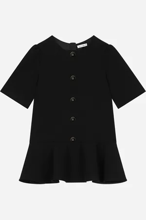 Dolce & Gabbana Abito In Cady Con Bottoni Logati - Donna Abiti 5 Years