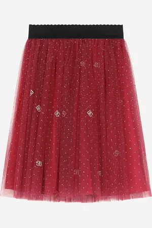 Dolce & Gabbana Gonna In Tulle Con Glitterata - Donna Pantaloni E Gonne 2 Years