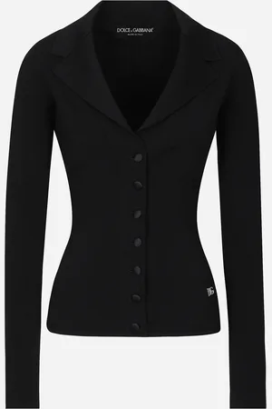 Dolce & Gabbana Giacca Corta In Maglia Di Viscosa Stretch Con Logo Dg - Donna Giacche E Blazer 40