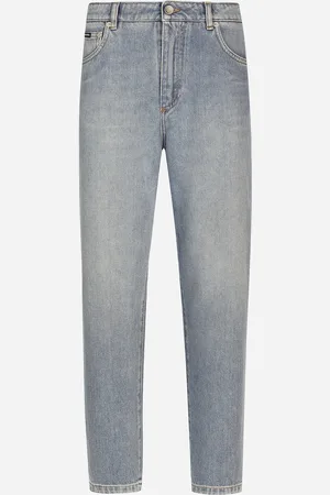 Dolce & Gabbana Jeans Carrot In Denim Di Cotone - Donna Denim Multicolore 38