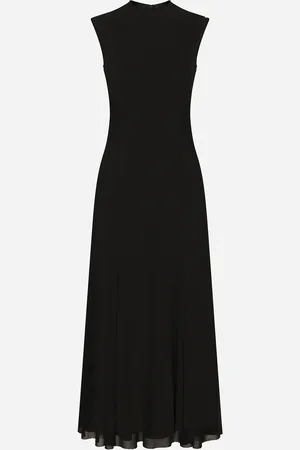 Dolce & Gabbana Abito Longuette In Jersey Di Viscosa Leggero - Donna Abiti 36