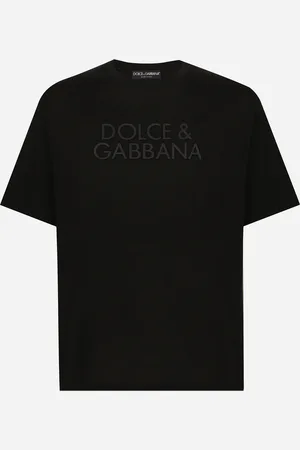 Dolce & Gabbana T-shirt In Cotone Con Ricamo Logo - Uomo T-shirts E Polo 44