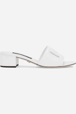 Dolce & Gabbana Mule In Pelle Di Vitello E Logo Dg Millennials - Donna Sandali E Zeppe Pelle 36