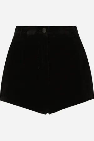 Dolce & Gabbana Culotte Tuxedo In Velluto - Donna Pantaloni E Shorts 46