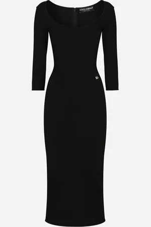 Dolce & Gabbana Abito Longuette In Maglia Di Viscosa - Donna Abiti 36