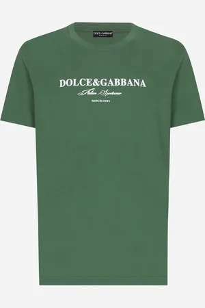 Dolce & Gabbana T-shirt In Cotone Con Stampa Logo - Uomo T-shirts E Polo Multicolore 60