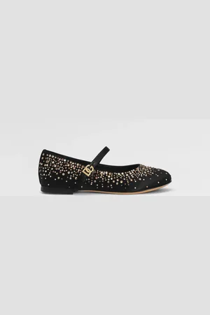 Dolce & Gabbana Ballerine In Raso E Strass - Donna Scarpe (24-38) 29