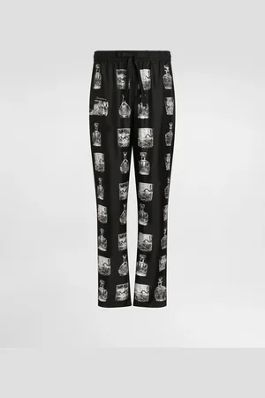Dolce & Gabbana Pantaloni Pigiama In Seta Whisky - Uomo Pantaloni E Shorts 48