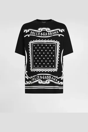 Dolce & Gabbana T-shirt In Cotone Con Stampa Bandana - Uomo T-shirts E Polo 44