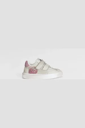 Dolce & Gabbana Sneaker Dg Original In Pelle Di Vitello Con Logo Dg - Donna Scarpe Primi Passi (19-26) Multicolore 19
