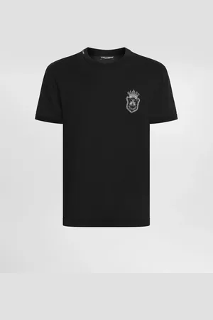 Dolce & Gabbana T-shirt In Cotone Con Patch Araldico - Uomo T-shirts E Polo 46
