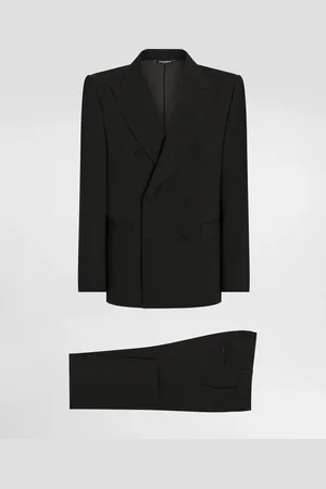 Dolce & Gabbana Abito Sicilia Doppiopetto Lana Stretch - Uomo Abiti E Giacche Lana 46