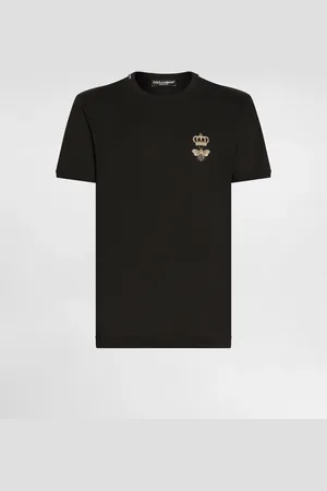 Dolce & Gabbana T-shirt In Cotone Con Ricamo - Uomo T-shirts E Polo Cotone 44